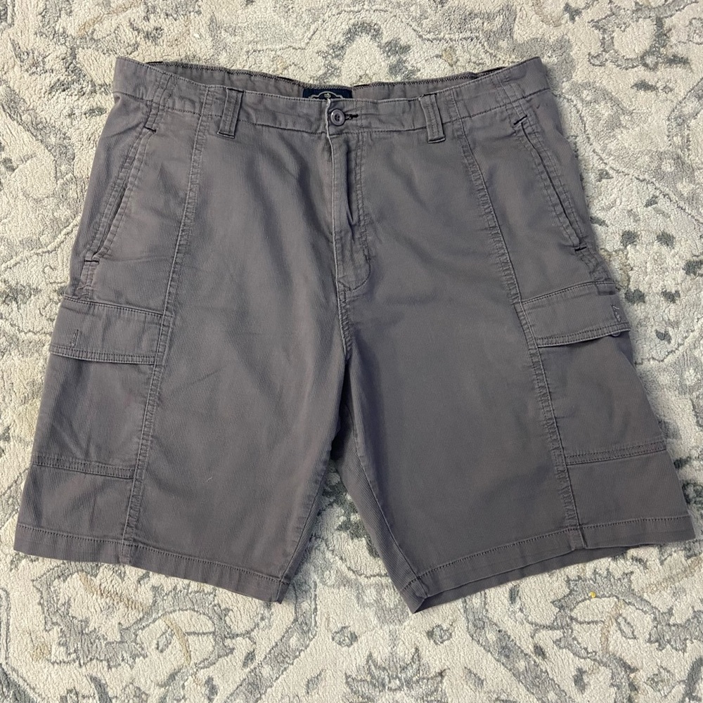 Nat Nast Men's Casual Cargo Shorts - Dark Charcoal Gray